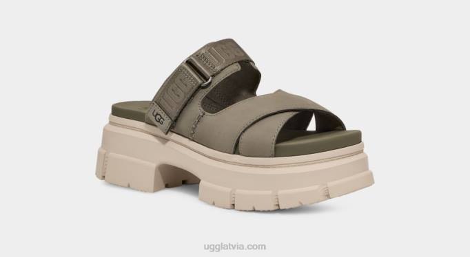 sievietes UGG Ashton slide Z48J465 sūnu zaļa