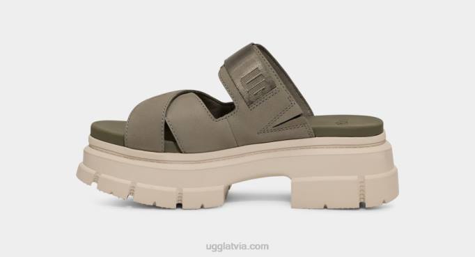 sievietes UGG Ashton slide Z48J465 sūnu zaļa