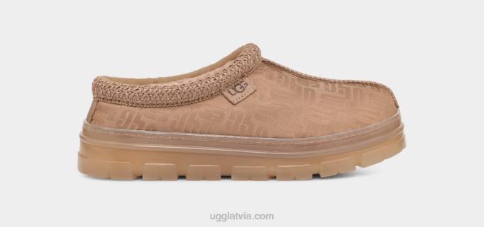sievietes UGG Tasman grafiskā monogramma Z48J617 dzeltenbrūns pelēks