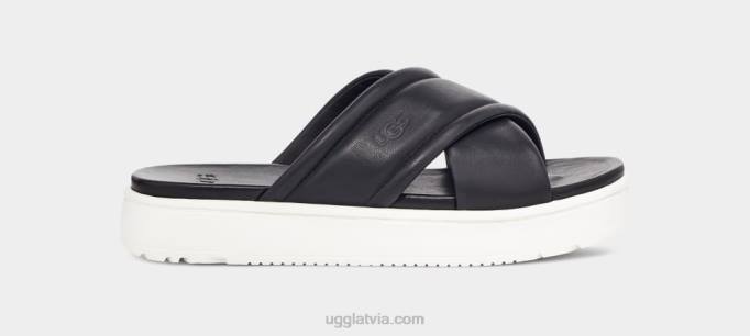 sievietes UGG Zayne šķērssiena Z48J539 melna āda