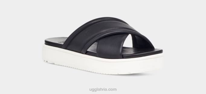 sievietes UGG Zayne šķērssiena Z48J539 melna āda