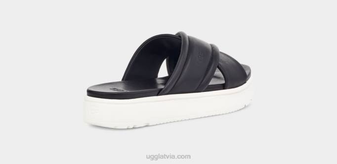 sievietes UGG Zayne šķērssiena Z48J539 melna āda