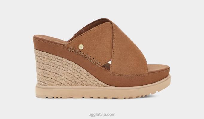 sievietes UGG abata slaids Z48J454 kastanis