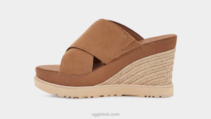 sievietes UGG abata slaids Z48J454 kastanis