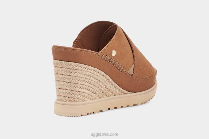 sievietes UGG abata slaids Z48J454 kastanis