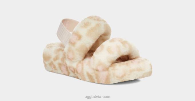 sievietes UGG ak jā, panteru apdruka Z48J816 balts