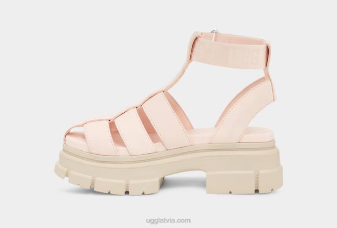 sievietes UGG ashton strappy Z48J468 sārti bēšs