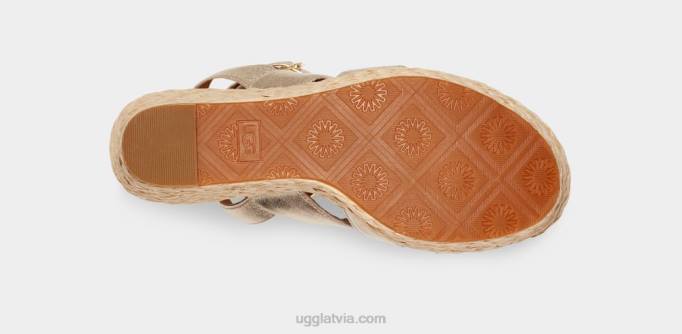 sievietes UGG careena Z48J862 gaiši zelta metālisks