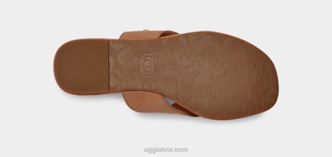 sievietes UGG carey flip zamšādas Z48J3 kastanis