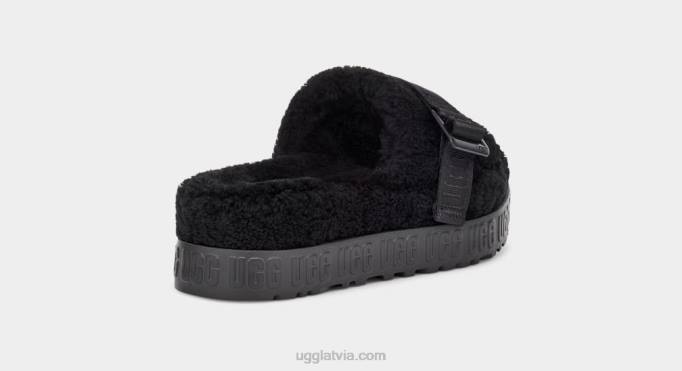 sievietes UGG fluffita Z48J836 melns