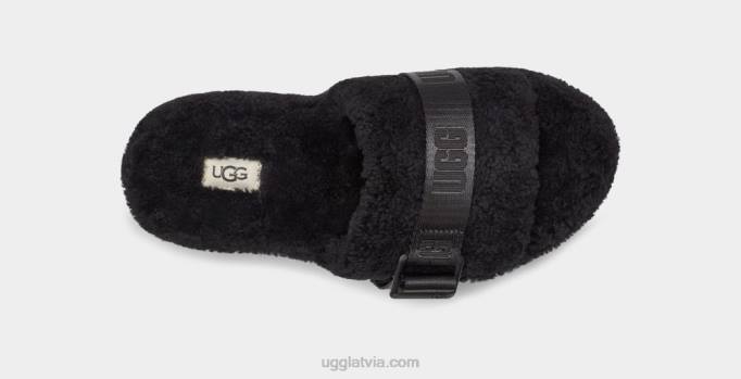 sievietes UGG fluffita Z48J836 melns