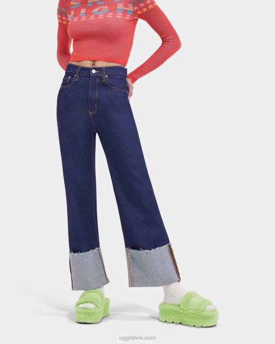 sievietes UGG fluffita skaidrs Z48J733 parka zaļš