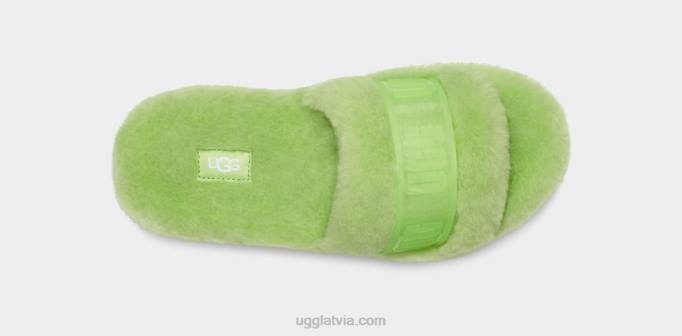 sievietes UGG fluffita skaidrs Z48J733 parka zaļš