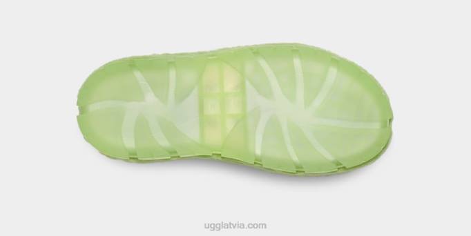 sievietes UGG fluffita skaidrs Z48J733 parka zaļš