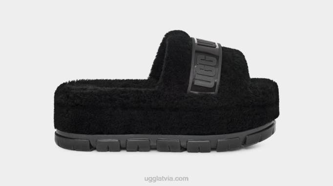 sievietes UGG fluffita skaidrs Z48J734 melns