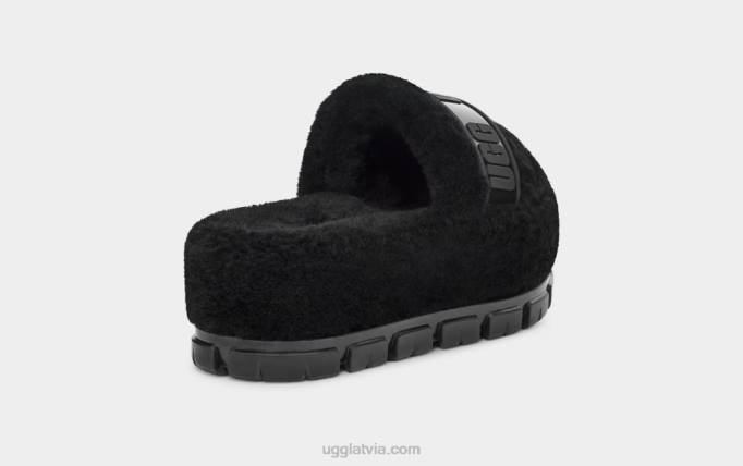 sievietes UGG fluffita skaidrs Z48J734 melns