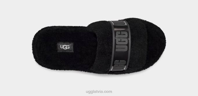 sievietes UGG fluffita skaidrs Z48J734 melns