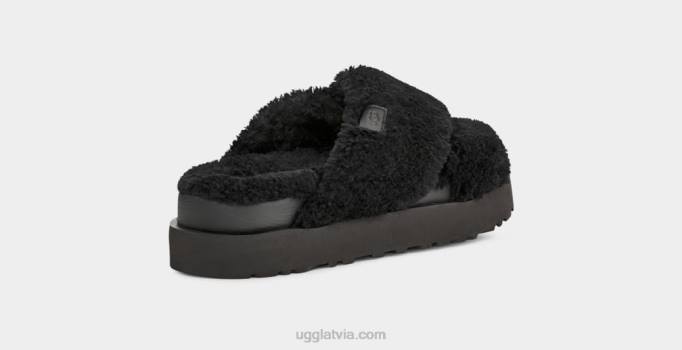 sievietes UGG fuzz cukura krusta slaids Z48J476 melns