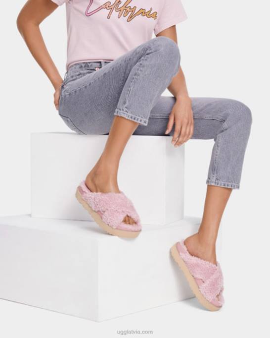sievietes UGG fuzz cukura krusta slaids Z48J831 apvalks