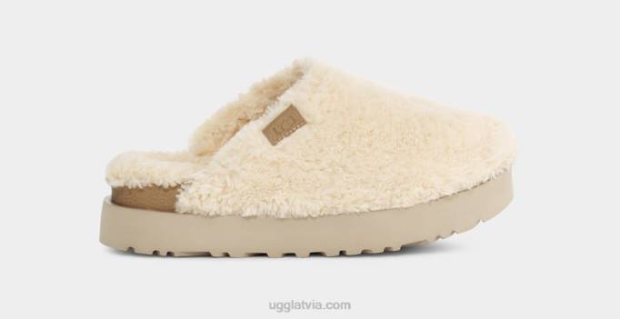 sievietes UGG fuzz cukura slidkalniņš Z48J2101 dabisks