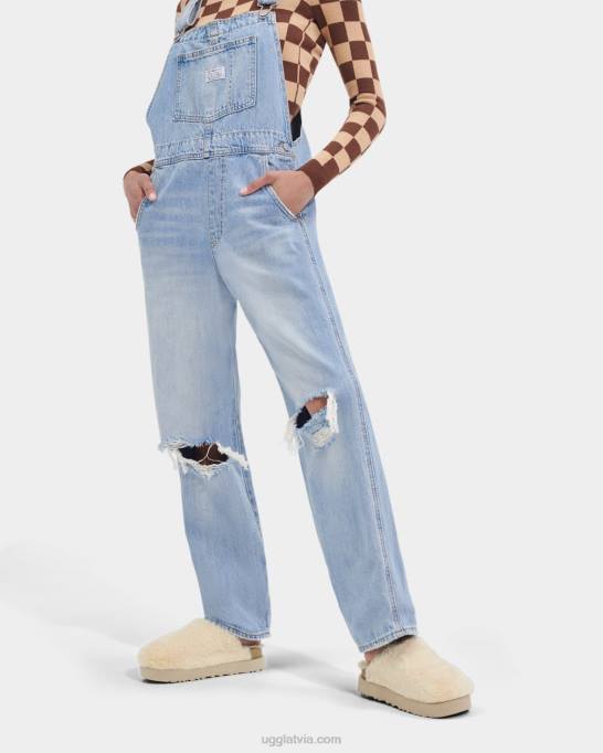 sievietes UGG fuzz cukura slidkalniņš Z48J2101 dabisks