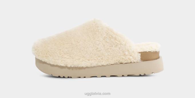 sievietes UGG fuzz cukura slidkalniņš Z48J2101 dabisks