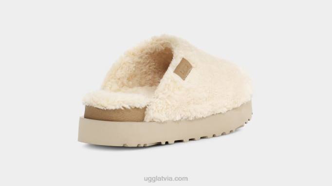 sievietes UGG fuzz cukura slidkalniņš Z48J2101 dabisks