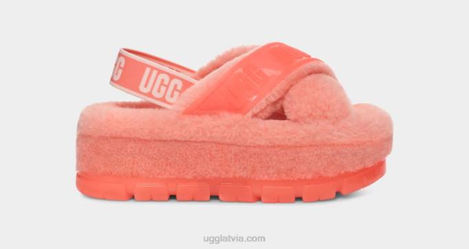 sievietes UGG fuzzita skaidrs Z48J730 jūras zvaigzne rozā
