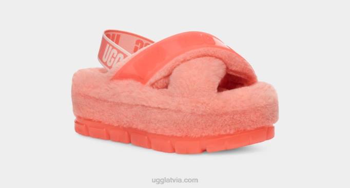 sievietes UGG fuzzita skaidrs Z48J730 jūras zvaigzne rozā