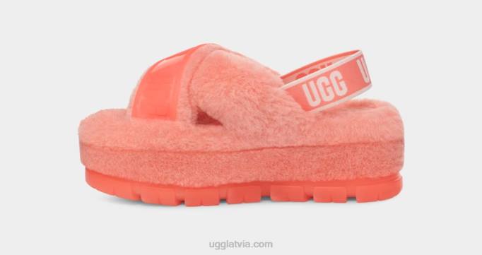 sievietes UGG fuzzita skaidrs Z48J730 jūras zvaigzne rozā