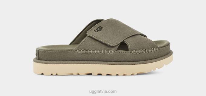 sievietes UGG goldenstar krusta slidkalniņš Z48J438 sūnu zaļa