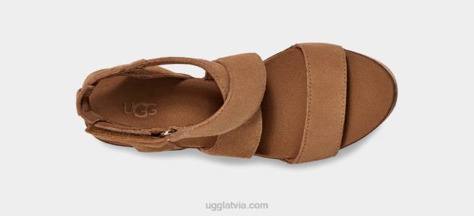 sievietes UGG ileana potīte Z48J492 kastanis