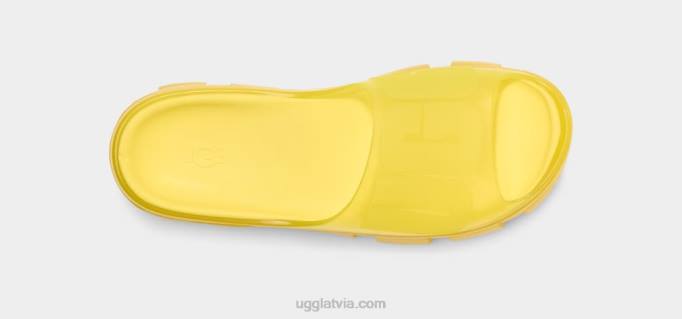 sievietes UGG jella skaidrs slaids Z48J401 saulaini dzeltens