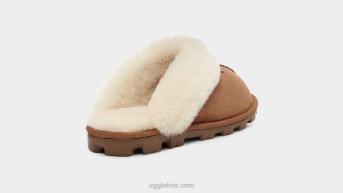 sievietes UGG koķetes čības Z48J486 kastanis