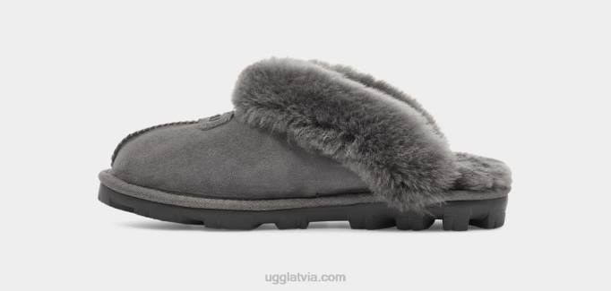 sievietes UGG koķetes čības Z48J488 pelēks