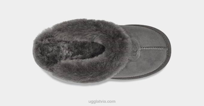 sievietes UGG koķetes čības Z48J488 pelēks
