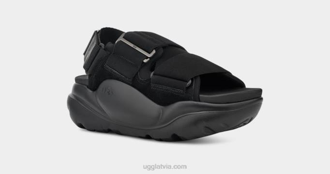 sievietes UGG la ielas sandales zamšādas Z48J510 melns