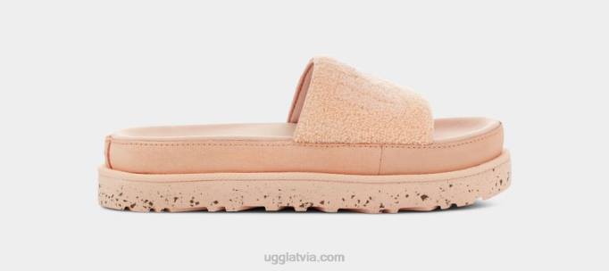 sievietes UGG latons Z48J795 persiku pūkains frotē