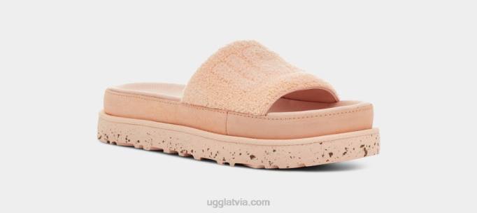 sievietes UGG latons Z48J795 persiku pūkains frotē