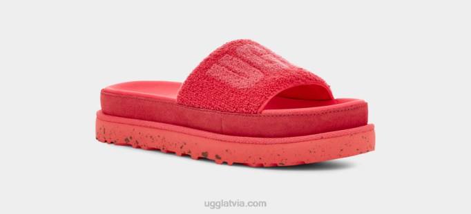 sievietes UGG latons Z48J797 hibiska rozā frotē