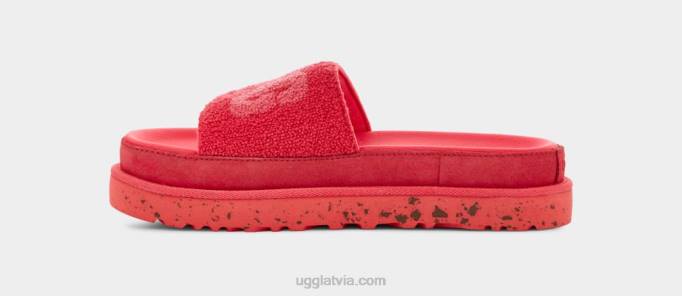 sievietes UGG latons Z48J797 hibiska rozā frotē