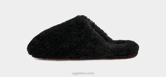 sievietes UGG maxi curly slide Z48J585 melns