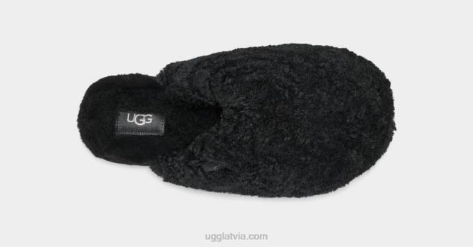 sievietes UGG maxi curly slide Z48J585 melns