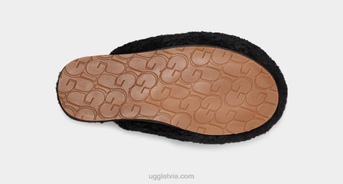 sievietes UGG maxi curly slide Z48J585 melns