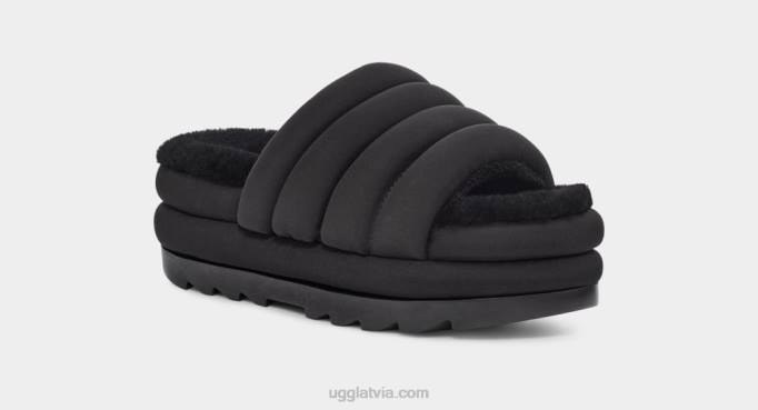 sievietes UGG maxi slidkalniņš Z48J761 melns