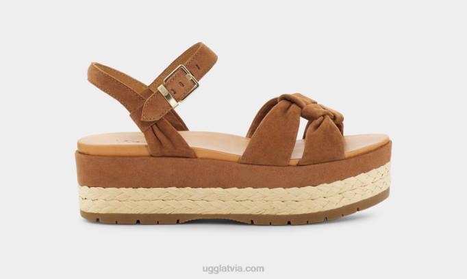 sievietes UGG neusch Z48J785 kastaņu zamšādas