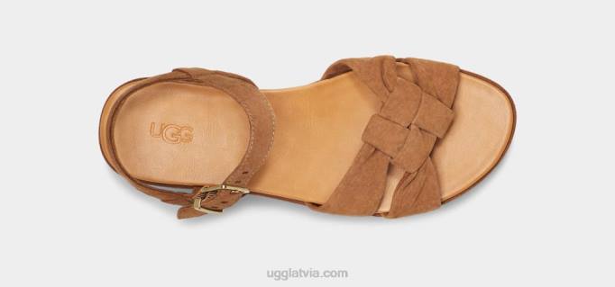 sievietes UGG neusch Z48J785 kastaņu zamšādas