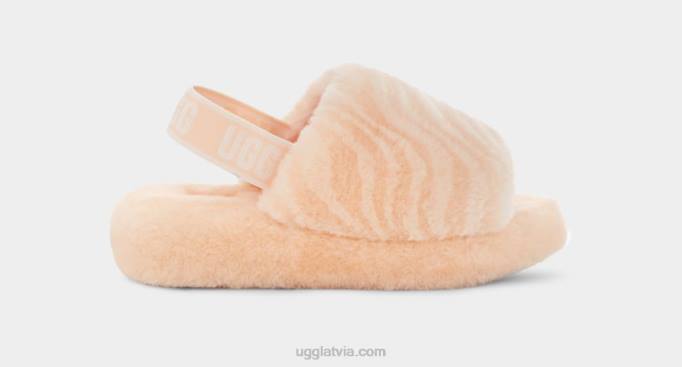 sievietes UGG pūka jā viļņaina Z48J810 persiku pūciņa