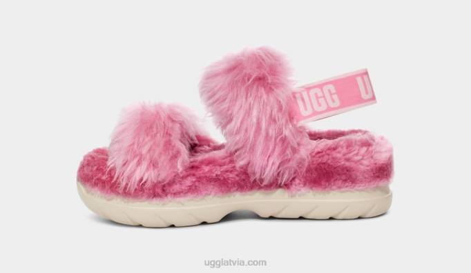 sievietes UGG pūkains cukura sandales Z48J741 rozā