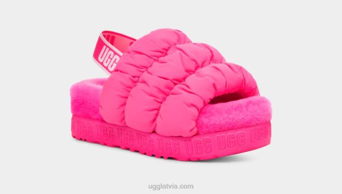 sievietes UGG scrunchita Z48J535 taffy rozā